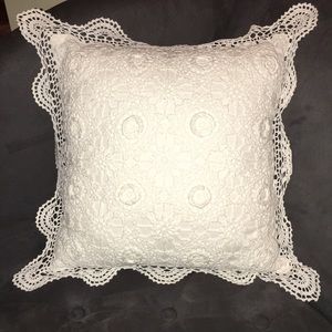 Hand Crocheted Throw Pillow